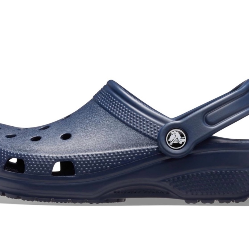 CROCS  Classic Rubber Clogs Navy Blue Size M(4) W(6) NWT - Picture 2 of 9